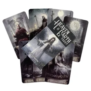 Hot Selling Heaven Earth Tarot Karta pro volný čas Zábava Rodina Setkání Věštění Balíček Tarotová deska Herní karty