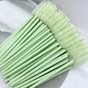 Zanse 50/500pcs Eyebrow Eyelash Brushes Eyelash Spoolies Mascara Wands Applicator for Eyelash Extension Makeup Tool