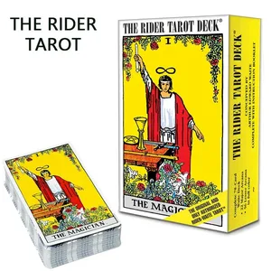 Authentic Rider-Waite Tarot Deck with English/Spanish Booklet for Beginners And Expert Card Reading