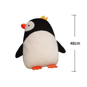 Animal Series Plush Pillow Leopard Elephant Penguin Stuffed Cushion Kawaii Accompany Sleep Toy Home Decor Toys Birthday Gifts