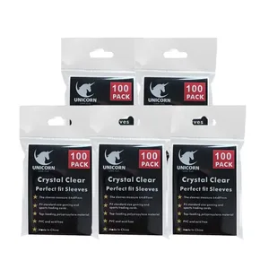 100 st Hot Transparent MTG-korthylsor Standardstorlek Klar TCG-kortskydd Inre kortskydd för sportbrädspel 64x89mm