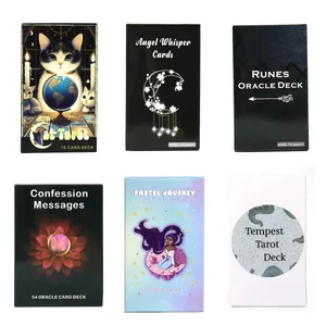 800styles Cat Tempest Tarot Cards Runes Oracle Angel Whisper Cards board games