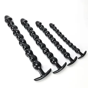 Długie kulki analne kulki duży Butt Plug Big Buttplug erotyczne zabawki erotyczne dla kobiet mężczyzn Gay Dilator masażer prostaty produkty dla dorosłych